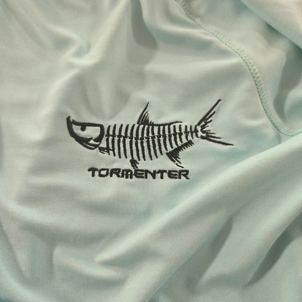 Tormenter Fishing Rash Guard Shirt Mens Medium Rash‎ Guard Long Sleeve SPF 50